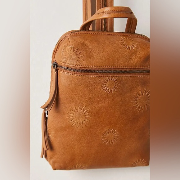 NWT Free People Break Of Dawn Backpack ~Cognac~ - Picture 4 of 5